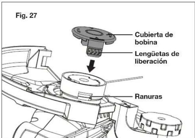 Sun Joe 24VST14 - Reemplazo de la bobina y despeje de obstrucciones y lineas enredadas - 5