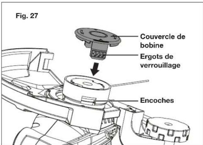 Sun Joe 24VST14 - Remplacement de bobine et décoinkage ou démélage du fil - 5