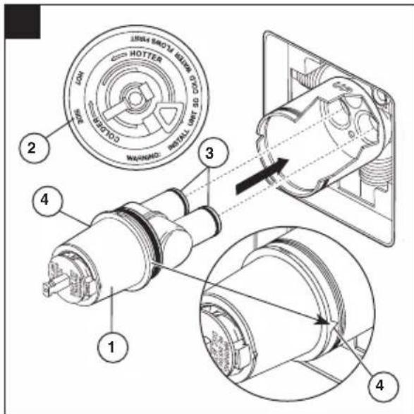 DELTA T14038 - Installation de la cartouche - 2
