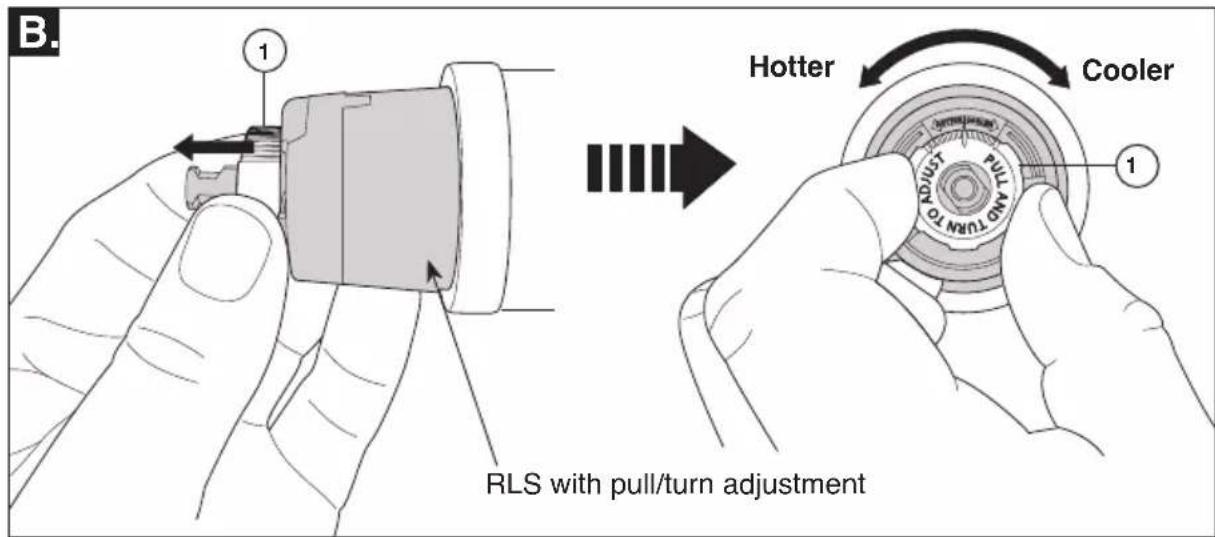 DELTA T14038 - Adjusting the Rotational Limit Stop - Identify RSL type from pages 6-7. - 1