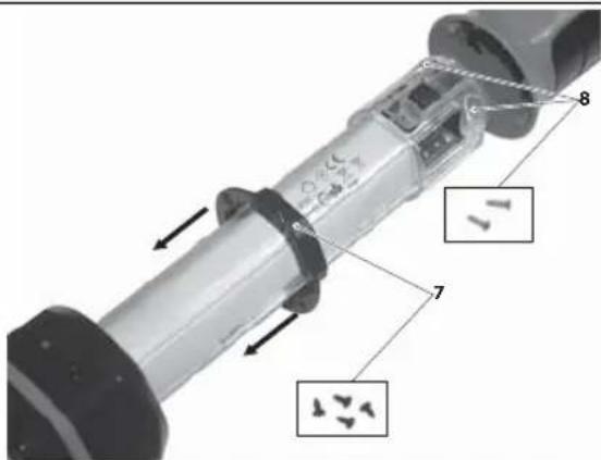 Oecolux GTALex01CH - Lampe de travail avec LED 30+6 sortir l'accu avant la mise au rebut - 1