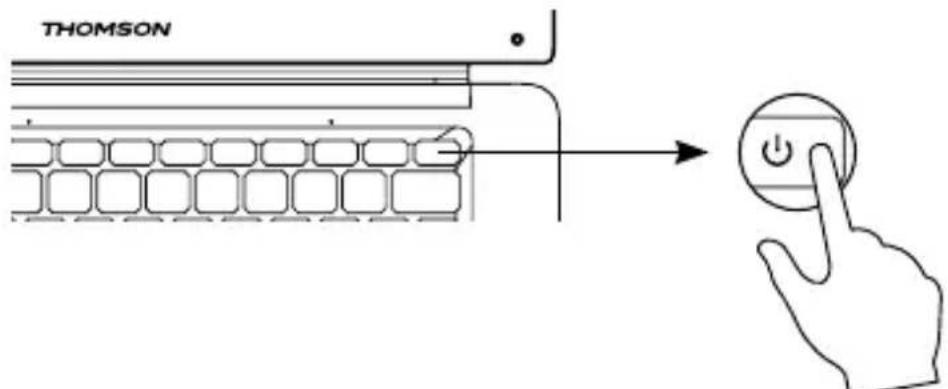 THOMSON NEOX 14 - Ein- und Ausschalten des Geräts - 1