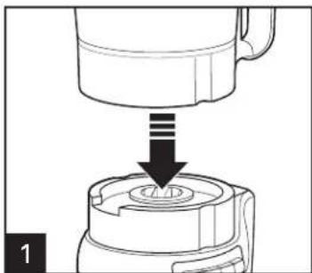 HAMILTON BEACH Stack & Snap 70729 - WARNING Laceration Hazard. - 1
