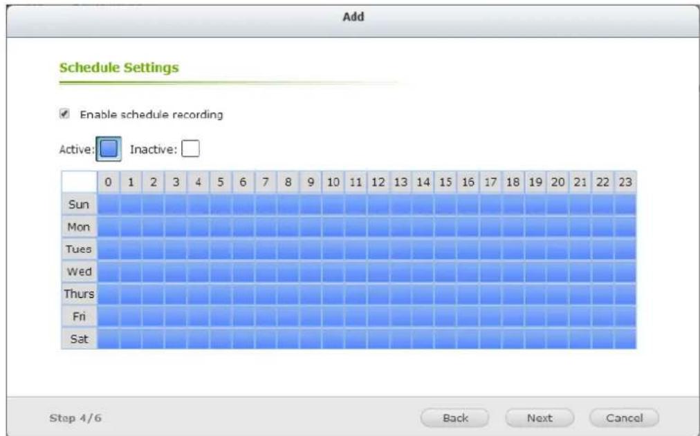 QNAP VS4012URP Pro - Snapshot schedule - 3