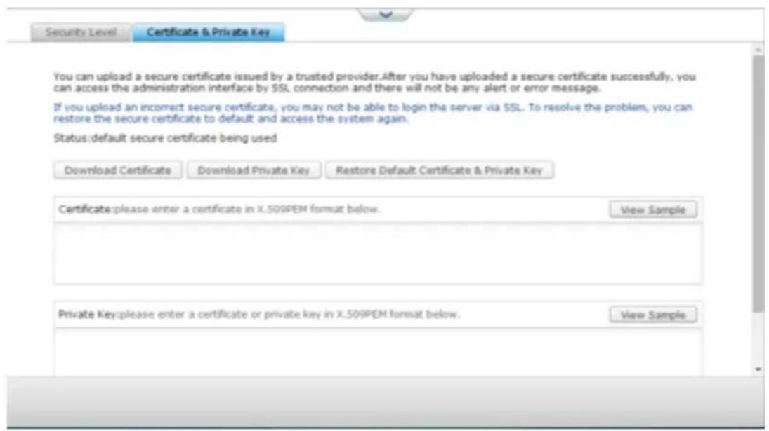 QNAP VS4012URP Pro - Clé privée et certificat - 1