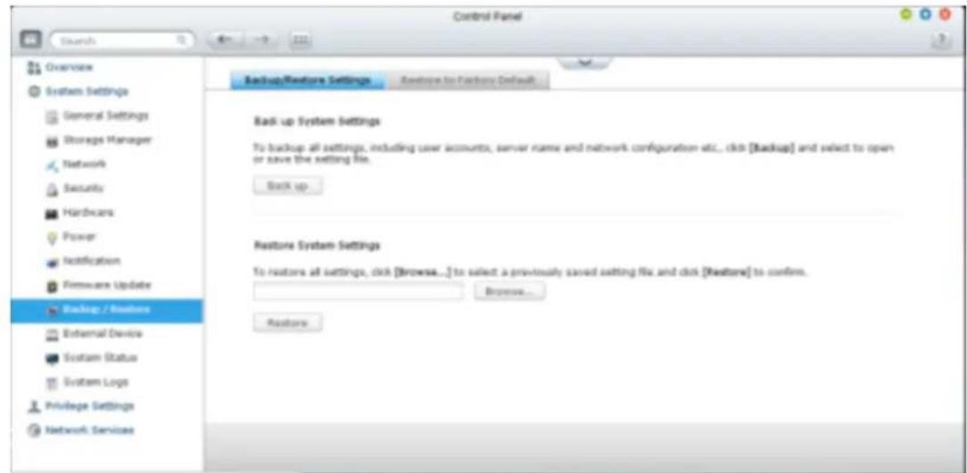 QNAP VS4012URP Pro - Sauvegarder/Restaurer - 1