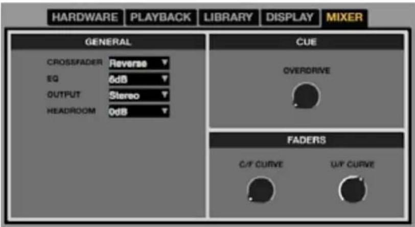 NOVATION Twitch - Onglet MIXER (console de mixage) - 1