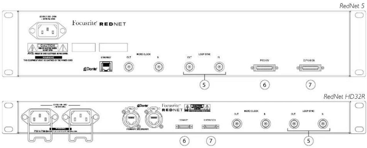 FOCUSRITE RedNet 5 - Entrée Word Clock - 1