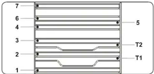 SHARP KA75L64BNHEU - Grilajul metallic EasyFix - 1