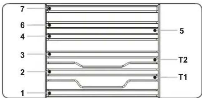 SHARP KA75L64BNHEU - ACCESSOIRES LA GRILLE MÉTALLIQUE EASYFIX - 1