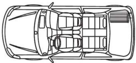 Bazooka MBT8014 - RECOMMANDATIONS POUR LE POSITIONNEMENT DANS LE VÉHICULE - 2
