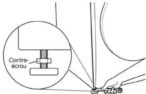 WHIRLPOOL WFW5605MC - Ajuster les pieds de nivellement - 1