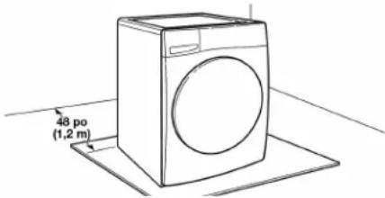 WHIRLPOOL WFW5605MC - Déplacer la laveuse - 1