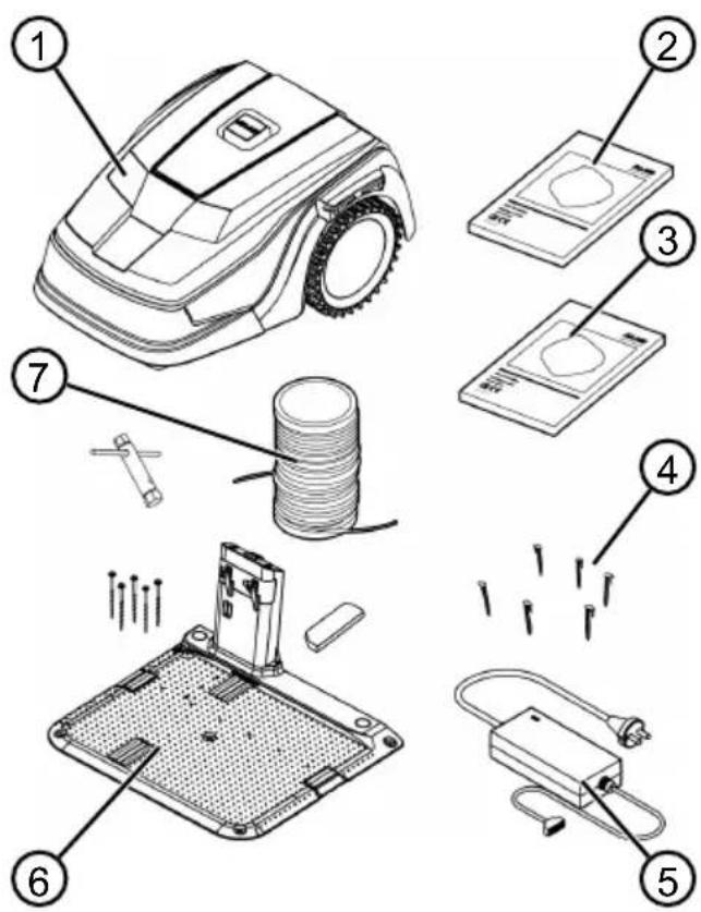 AL-KO Robolinho 1200 - Toimitussisältö - 1