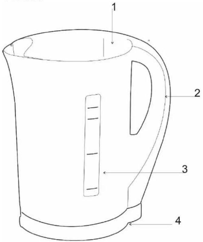 Exquisit WK 6101 swi - Lieferumfang/Geräteile - 1