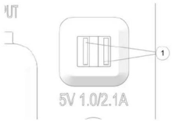 POLARIS P2000i (2020) - PORTS USB - 1