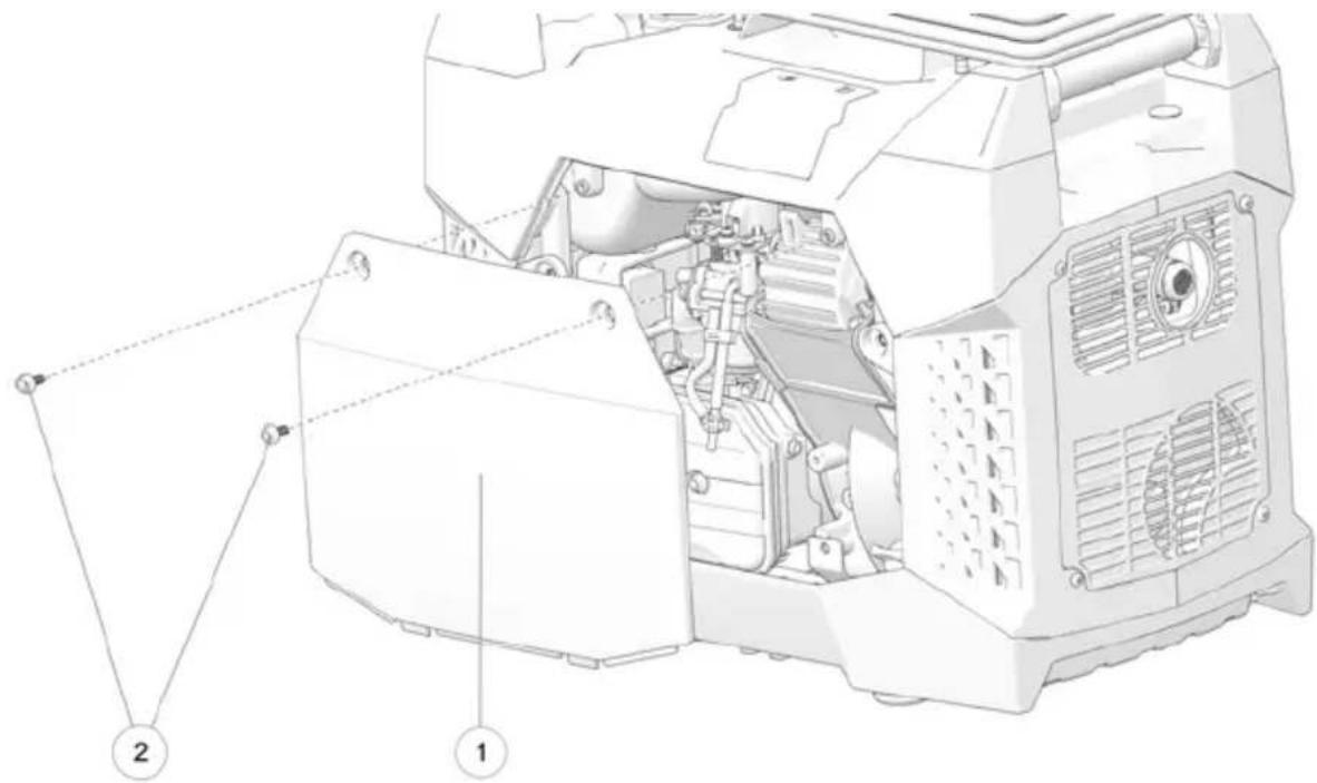 POLARIS P2000i (2020) - REMOVING THE MAINTENANCE COVER - 1