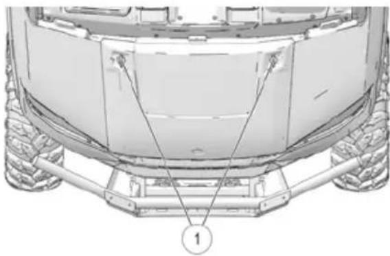 POLARIS Ranger CREW XP 1000 (2022) - LOQUETS DE CAPOT - 1