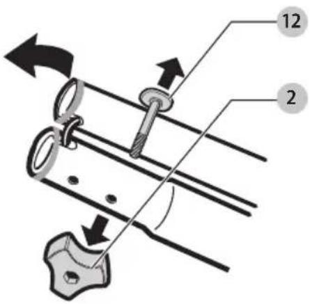 BLACK & DECKER LE750 - Assemblage de la poignée (Fig. A, C, D, G) - 1