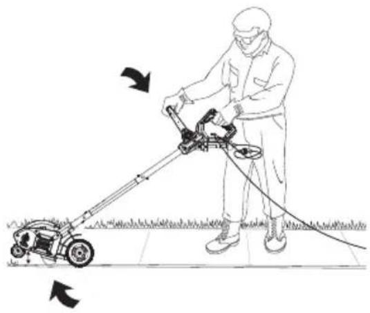BLACK & DECKER LE750 - Guía para bordes plegable (Fig. A, F) - 1