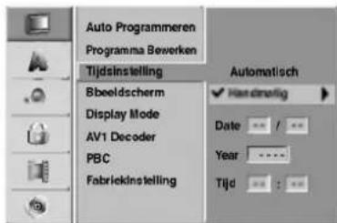 LG DR4810SVL - Handmatige kloinstelling - 1