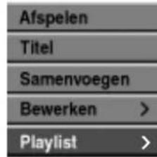 LG DR4810SVL - Titels en hoofdstukken aan de afspeelijst toevoegen VR - 2