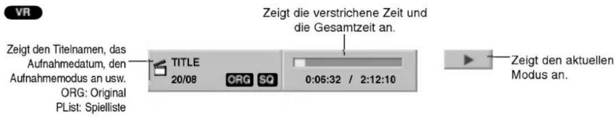 LG DR4810SVL - Anzeigen von Disc-Informationen auf dem Bildschirm (Fortsetzung) - 1