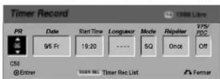 LG DR4810SVL - Pressez TIMER REC. - 1
