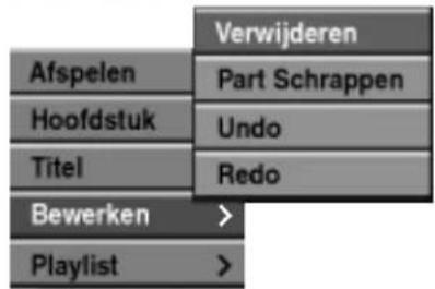 LG DR4810SVL - Selecteer 'Verwijderen' in de menuopties. - 1