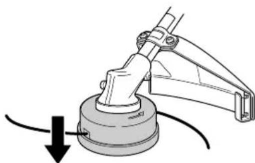 HiKOKI TCG 23ECP - Adjusting line length - 1