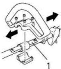 HiKOKI TCG 23ECP - Installation of handle (Fig. 1) - 1