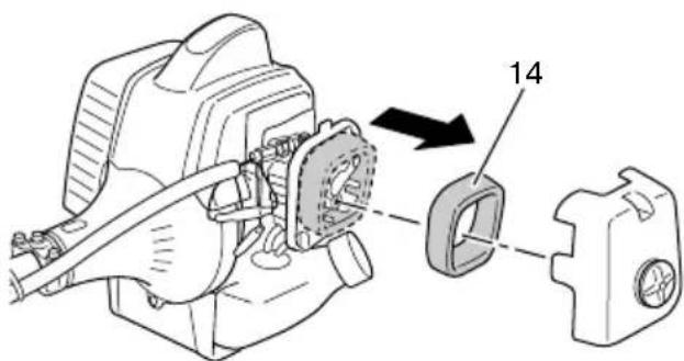 HiKOKI TCG 23ECP - Air fi Iter (Fig. 17) - 1