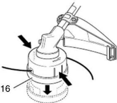 HiKOKI TCG 23ECP - Nylon line replacement - 1