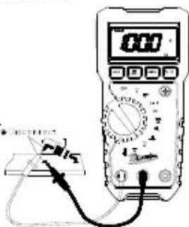 MILWAUKEE 221720 - ADANGER To avoid electrical shock: Never make measurement on a circuit in which voltage over AC600V exists. Do not use with the Battery Cover removed. Keep fingers behind the guards and away from test lead tips during measurements. - 1