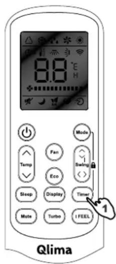 QLIMA S3932 - Réglage de la minuterie TIMER - 1
