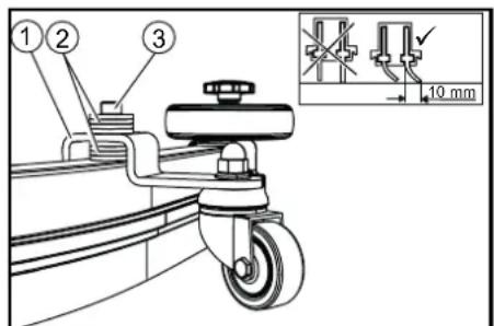 Kärcher BD 7075 W Classic Bp - Indstilling af hojden - 1