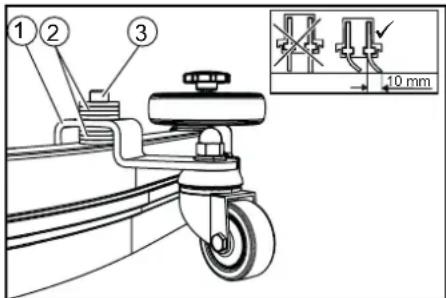 Kärcher BD 7075 W Classic Bp - Regolazione dell'altezza - 1