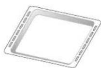 WHIRLPOOL WOS52ES4MW - Wire Shelf Drip Tray Baking Tray - 1