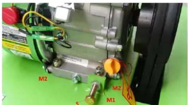Zipper ZIRPE120GYN - Retensioning the V-belt - 1