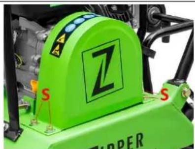 Zipper ZIRPE120GYN - Checking the V-belt tension - 1