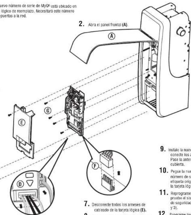 CHAMBERLAIN 050DCRJWFMC - ADVERTENCIA - 1
