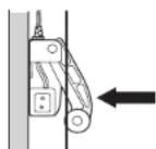 CHAMBERLAIN 050DCRJWFMC - To Open the Door Manually - 3