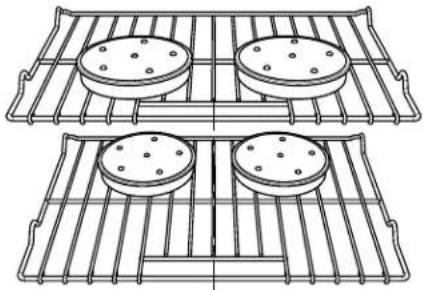 JENN-AIR JMW3430DB - Cuisson au four de gâteaux à étages sur 2 grilles - 1