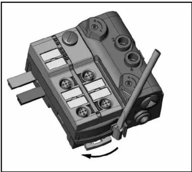 IFM AC5228 - Gerät öffnen / Open the unit / Ouvrir l'appareil - 1