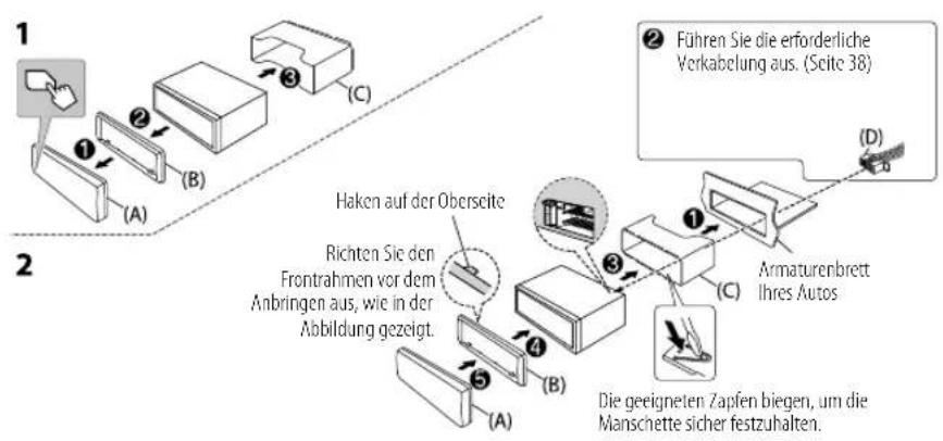 JVC KDX482DBT - Einbau/Anschluss - 1