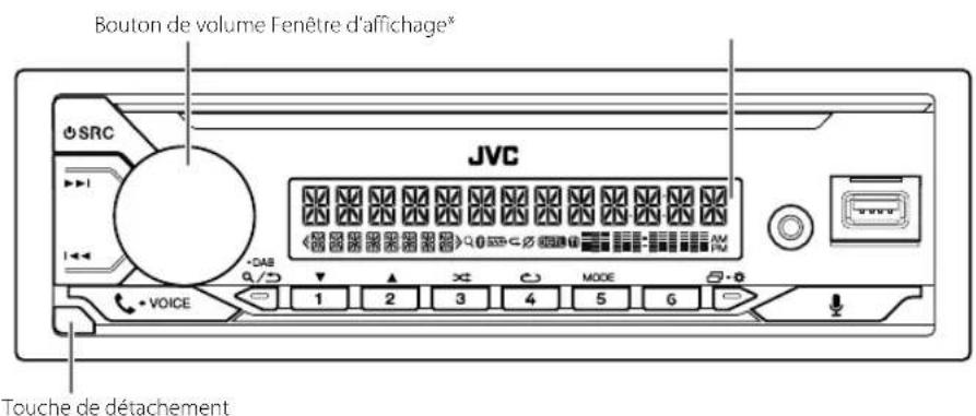 JVC KDX482DBT - Fonctionnement de base - 1