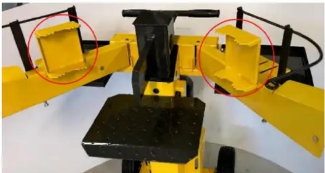 Texas Power Split 720V - Uso del supporto in legno - 1