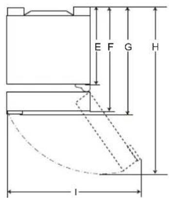 LG GBB72MCVBN - Dimensiuniși distanta fata de alte obiecte - 3