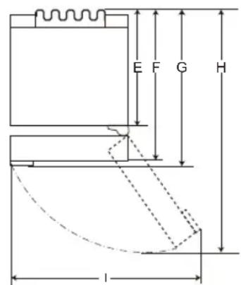 LG GBB72MCVBN - Dimenzije in razdalje - 2