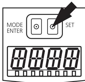 IFM O1D300 - Change from menu level 1 to menu level 2 - 3
